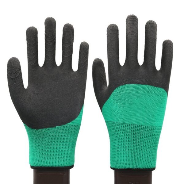 Work Safety Gloves, Rubber Latex Foam Coated Gloves, Dipped Safety Gear